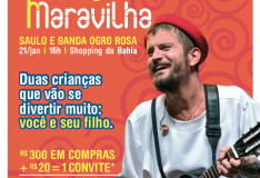 Saulo anima baile infantil em benefício da OSID