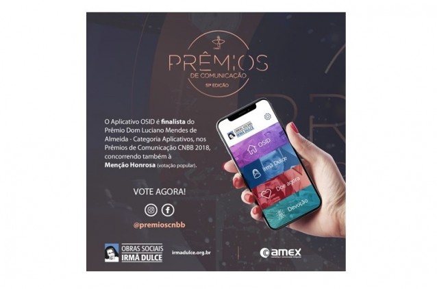 Aplicativo OSID é finalista em premiação da CNBB Aplicativo OSID é finalista em premiação da CNBB