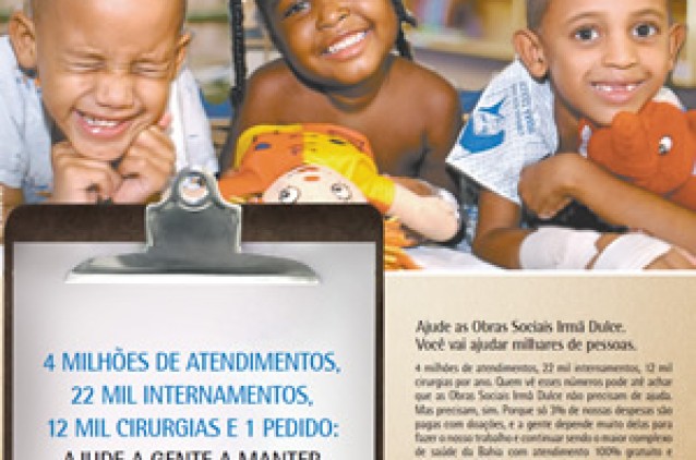 OSID lança campanha para estimular doações OSID lança campanha para estimular doações